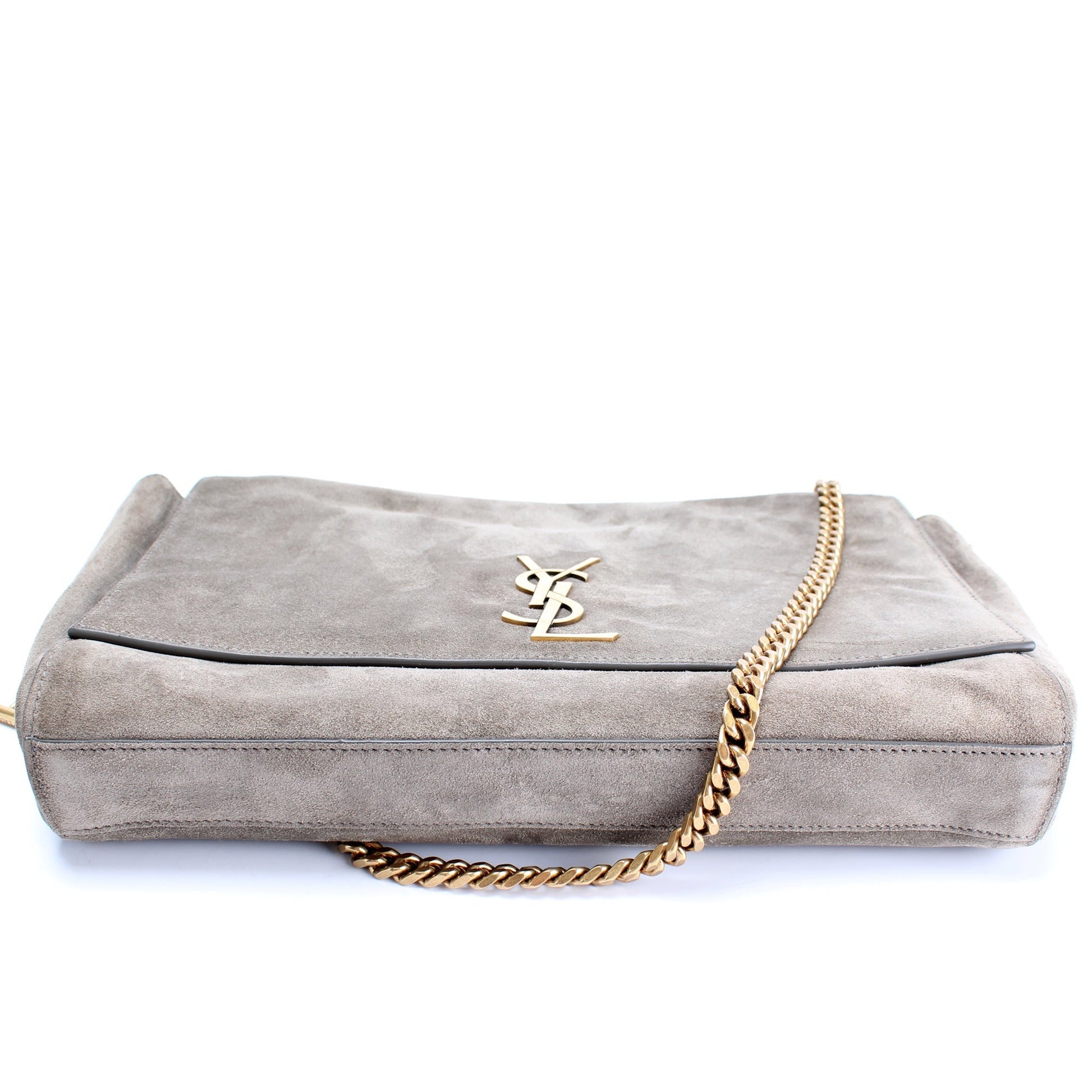 Saint Laurent Kate Satchem Medium Reversible Suede/Leather 553804 Bag