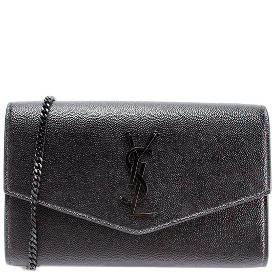 Saint Laurent Uptown Chain Wallet Grain 607788 Bag