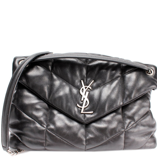 Saint Laurent Puffer Quilted Medium Lambskin 577475 Bag