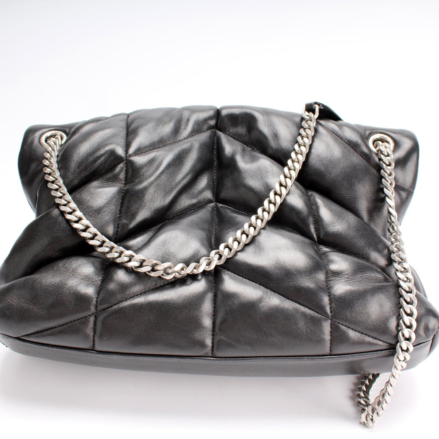 Saint Laurent Puffer Quilted Medium Lambskin 577475 Bag
