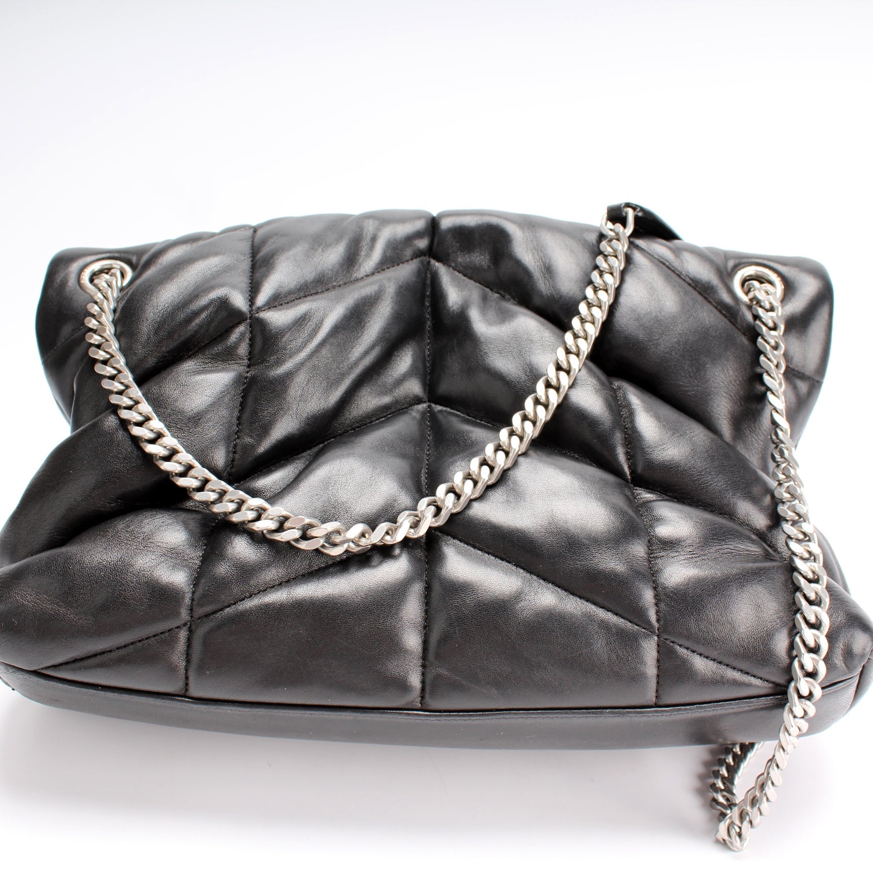 Saint Laurent Puffer Quilted Medium Lambskin 577475 Bag