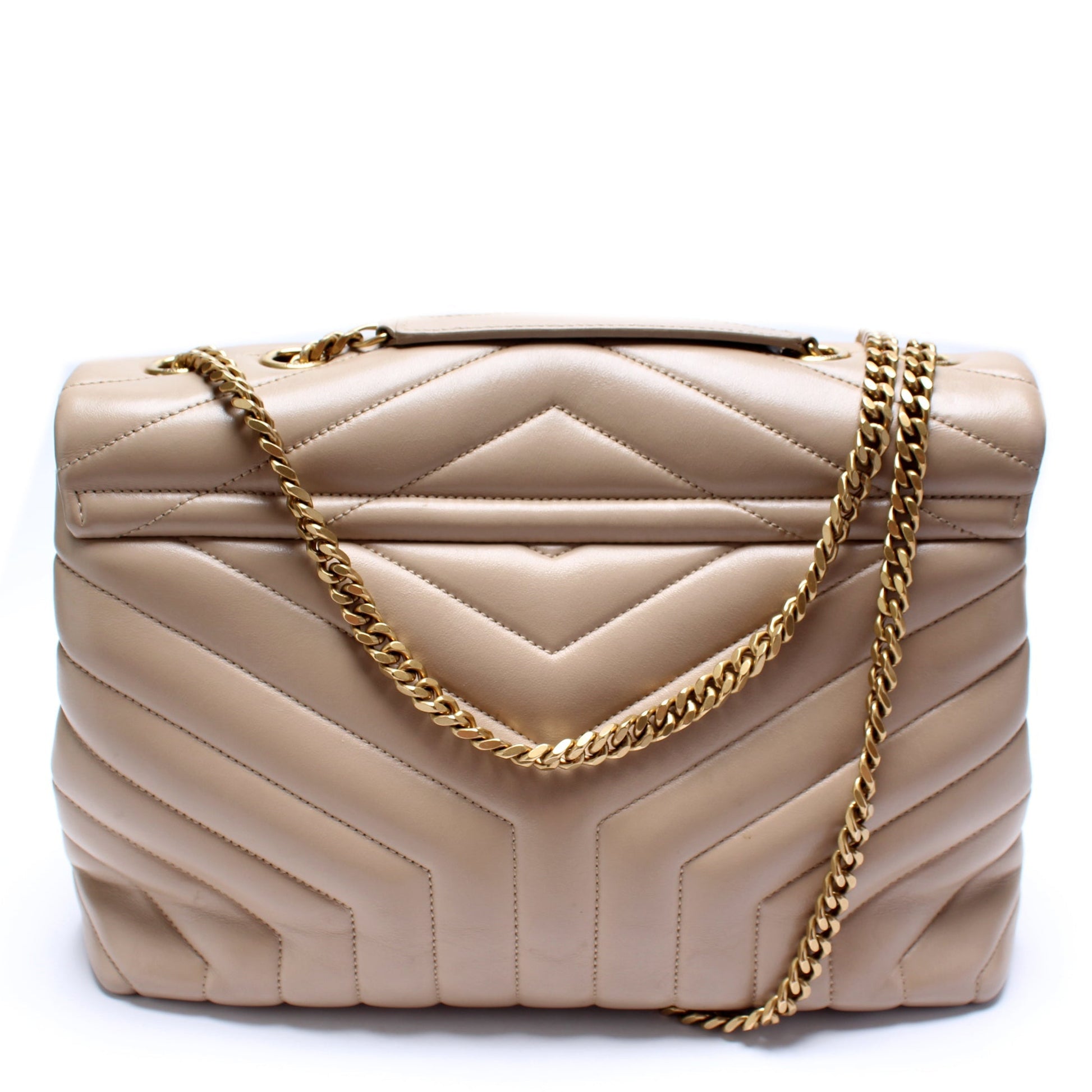 Saint Laurent Loulou Satchel Medium Quilted 574946 Bag
