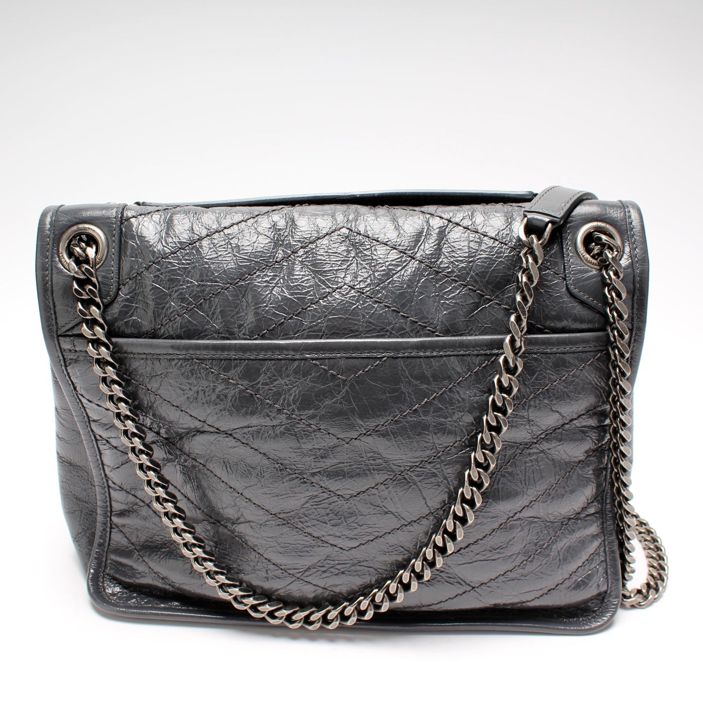 Saint Laurent Niki Medium Crinkle Leather 498958 Bag