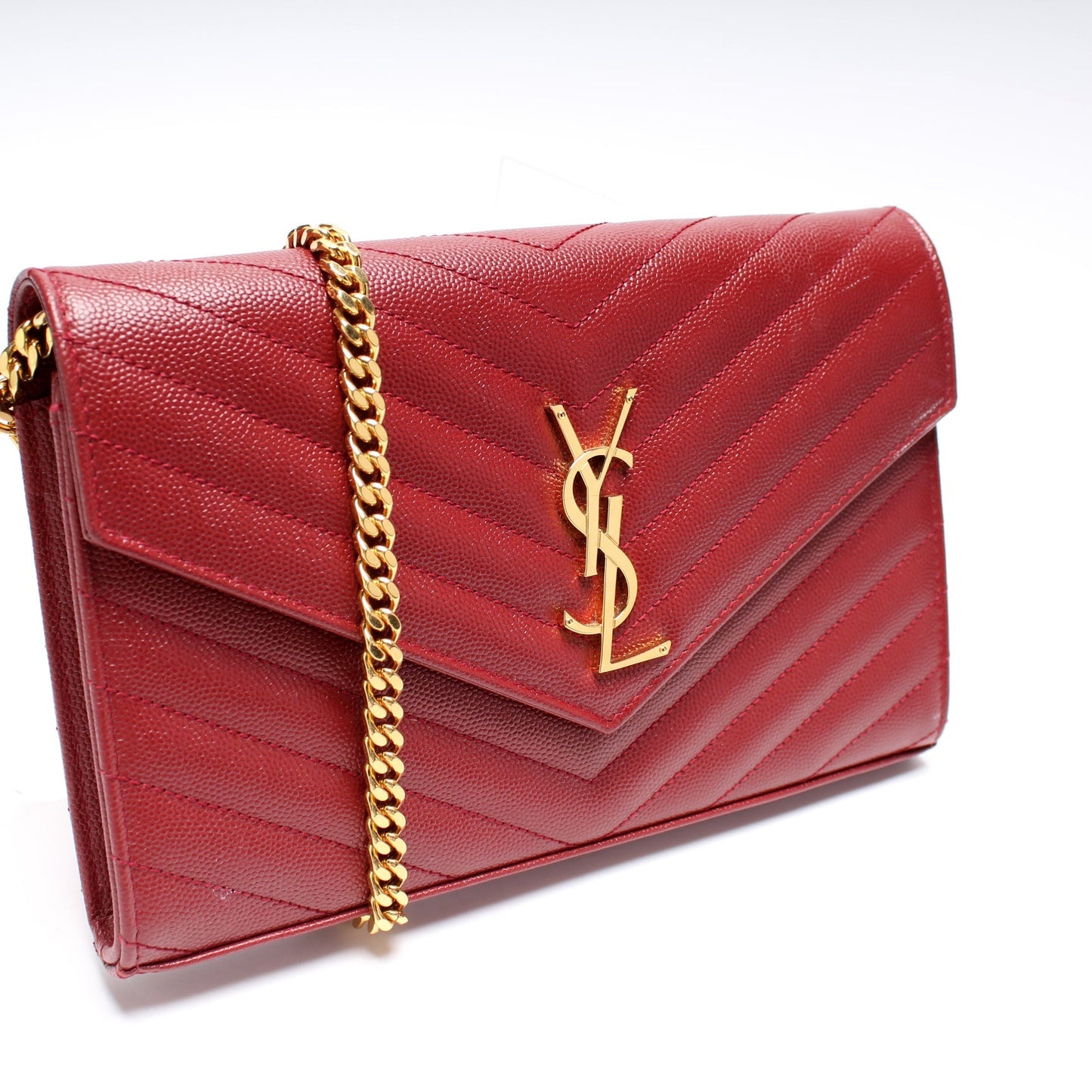 Saint Laurent Grain De Chain Wallet Bag