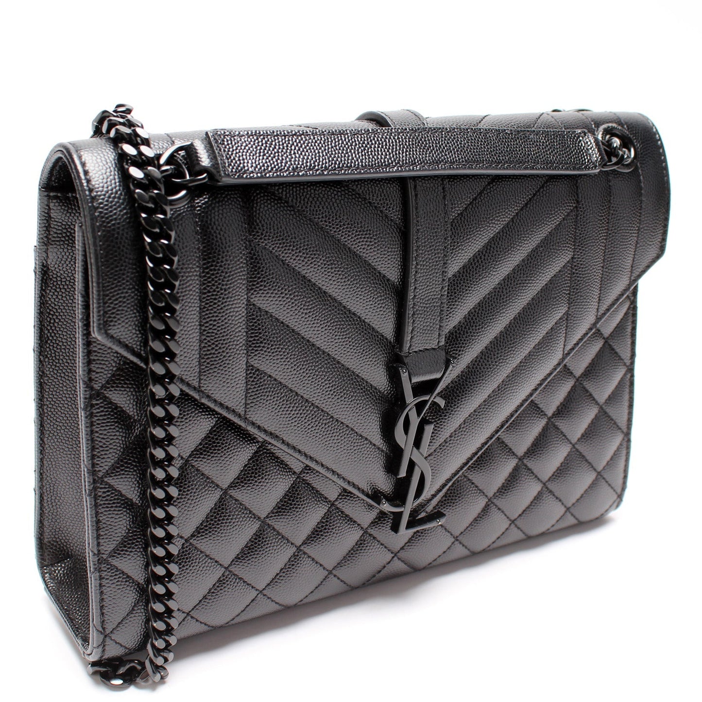 Saint Laurent Envelope Medium Tri-Quilted Bag