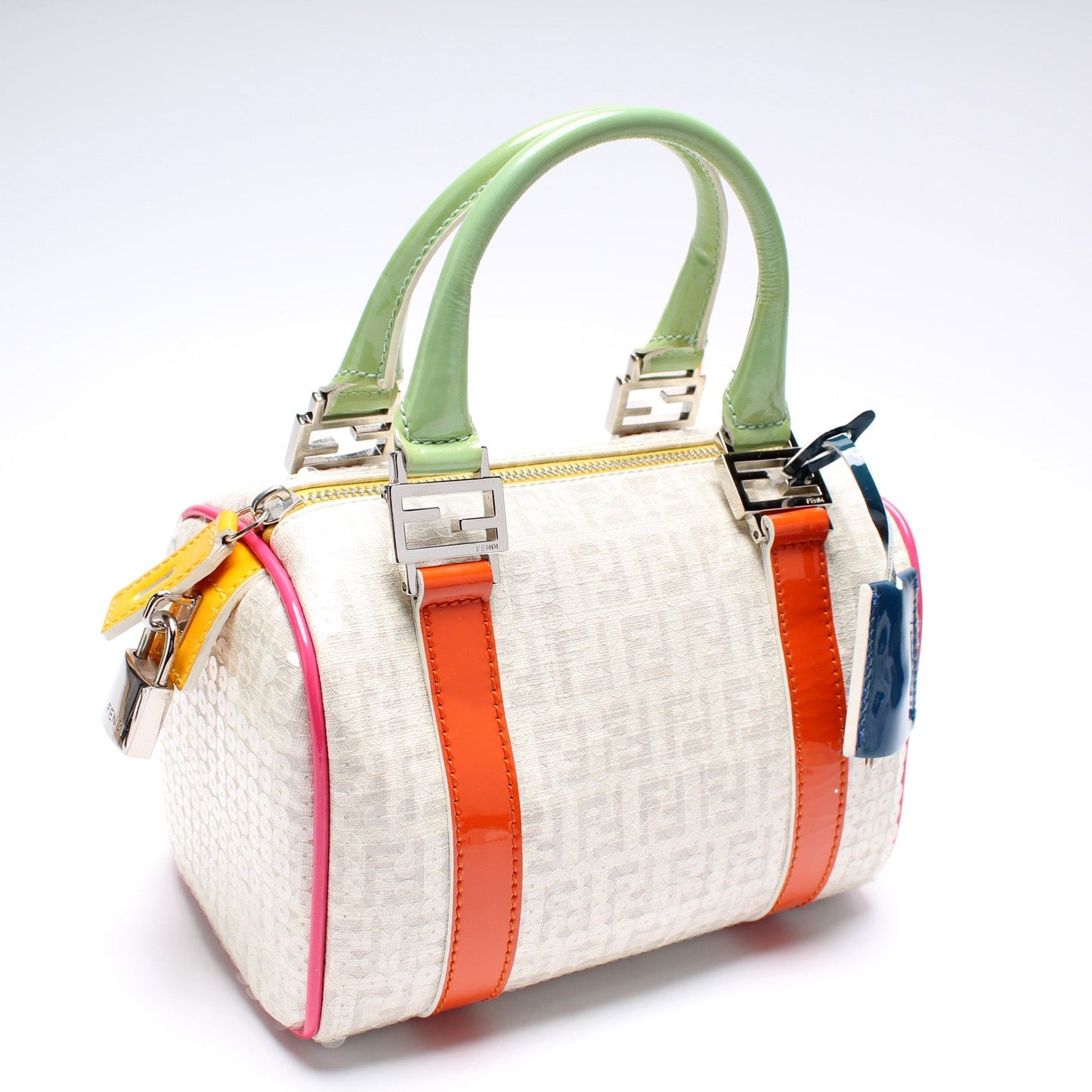 Fendi Sequin Mini Boston Bag