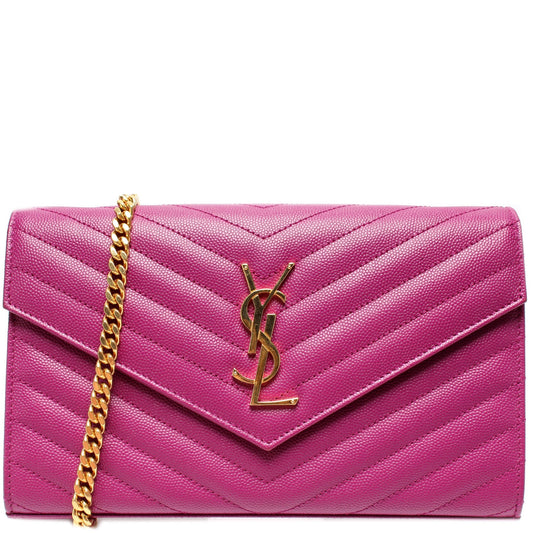 Saint Laurent Grain De Chain Wallet 377828 Bag