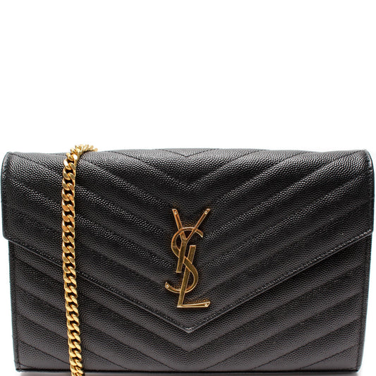 Saint Laurent Grain De Chain Wallet Bag