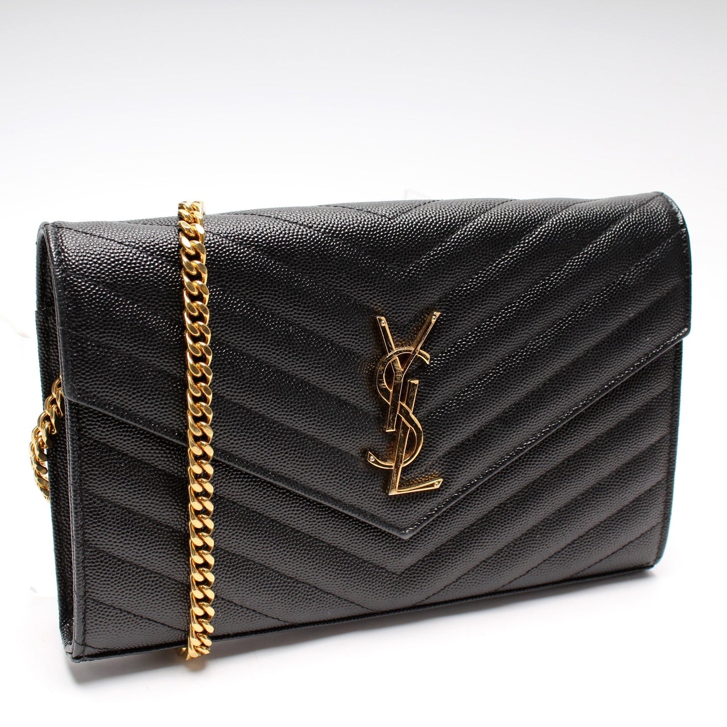 Saint Laurent Grain De Chain Wallet Bag