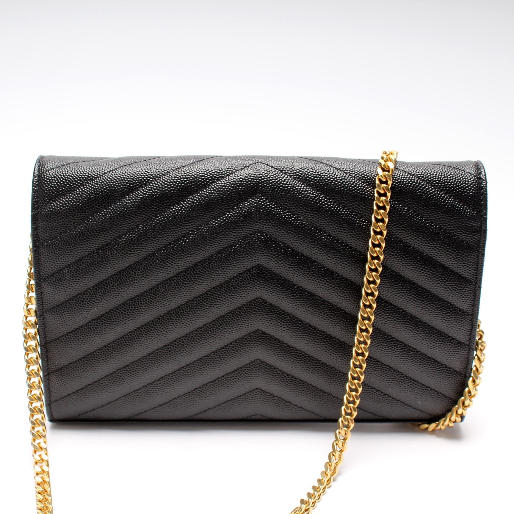 Saint Laurent Grain De Chain Wallet Bag