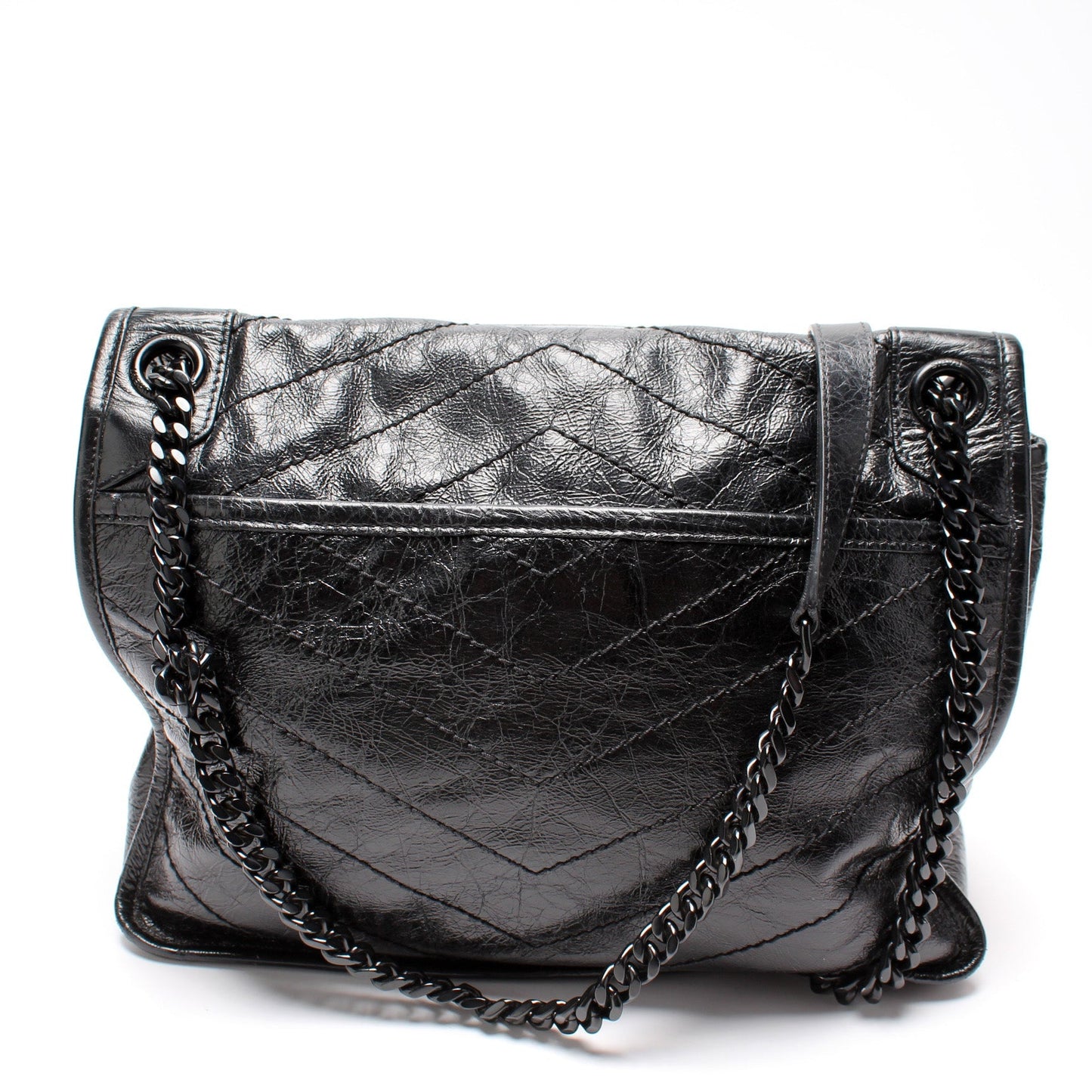 Saint Laurent Niki Medium Crinkle Leather Bag