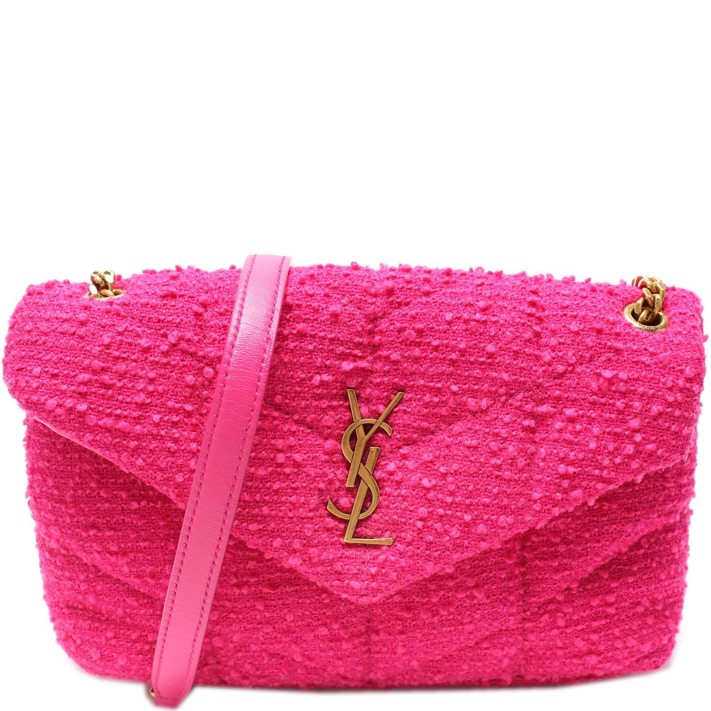 Saint Laurent Puffer Toy Tweed 630333 Bag