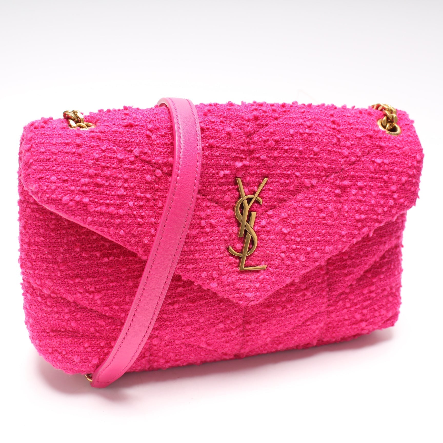 Saint Laurent Puffer Toy Tweed 630333 Bag