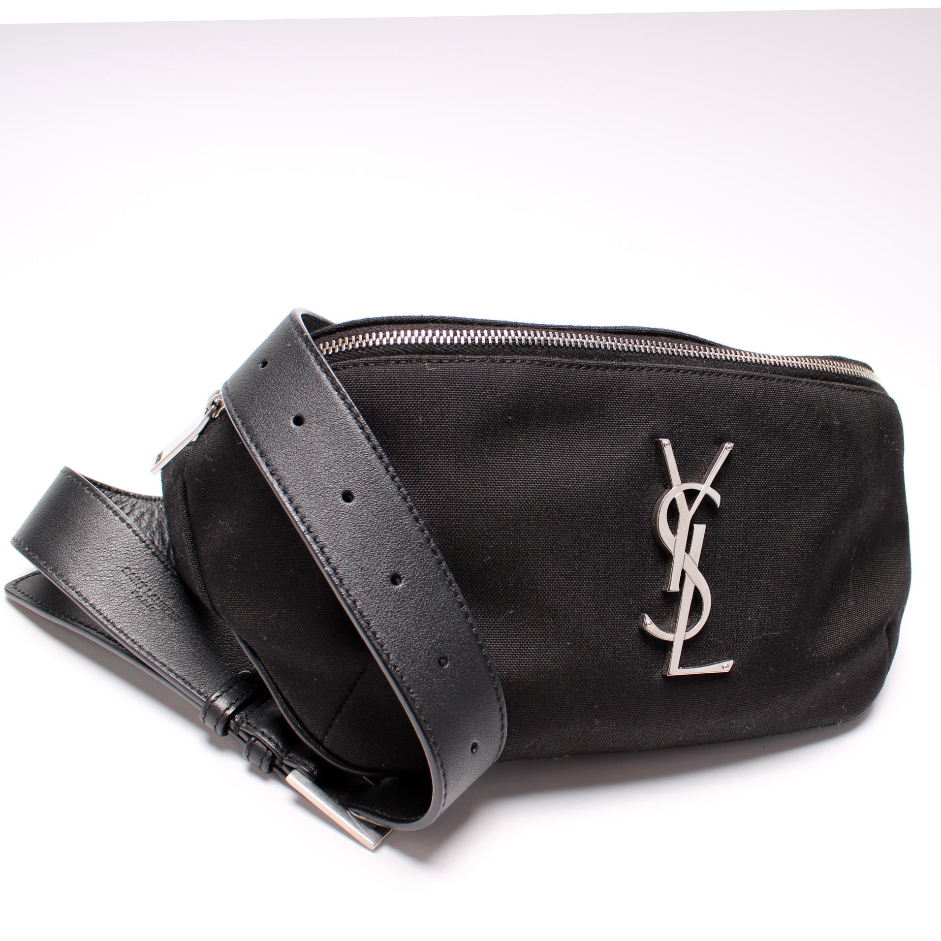 Saint Laurent 590076 Canvas Cassandre Classic Belt Bag