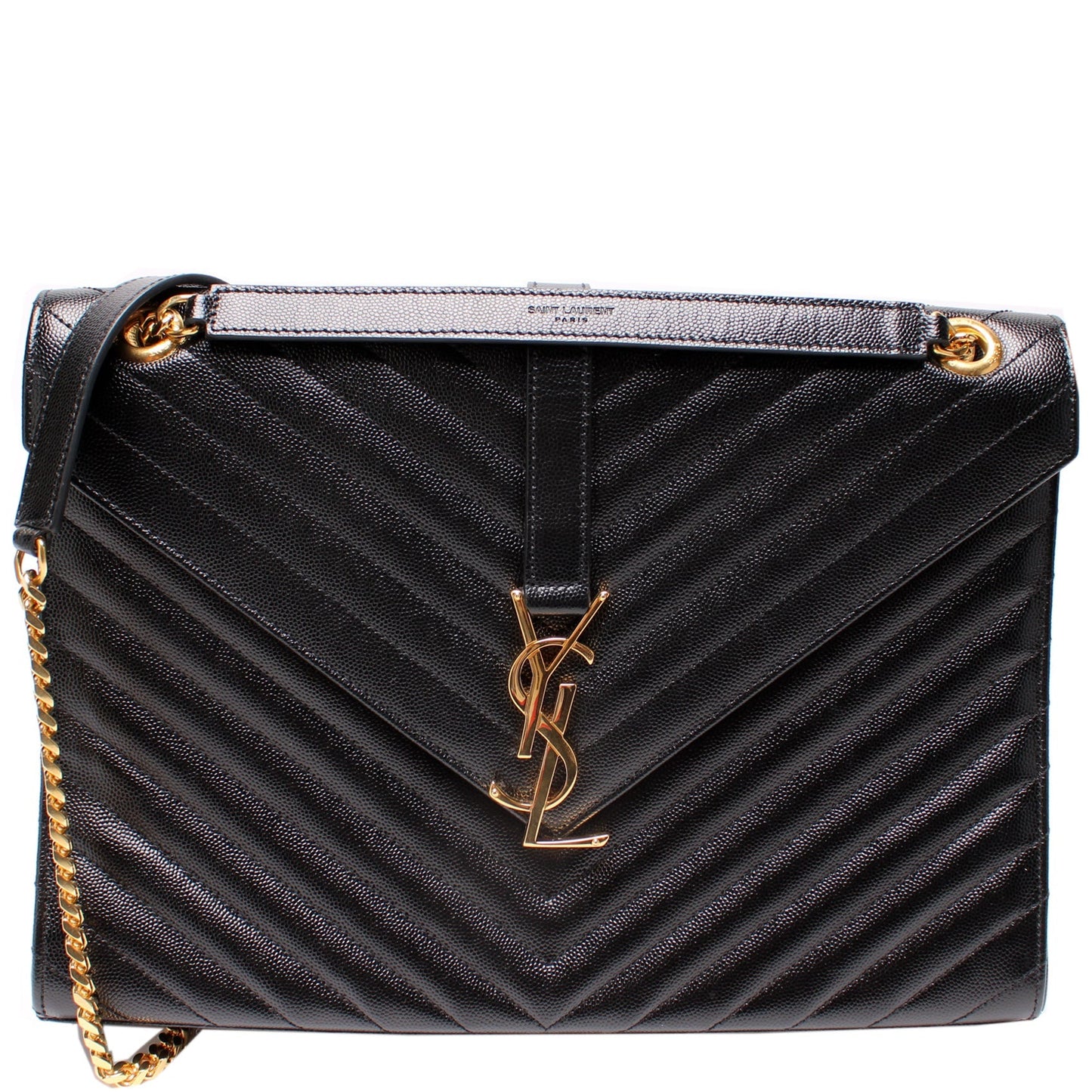 Saint Laurent Envelope Large Chevron 342023 Bag