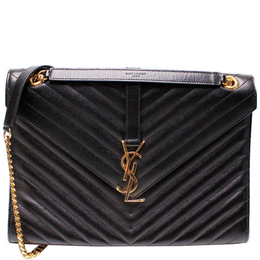 Saint Laurent Envelope Large Chevron 342023 Bag