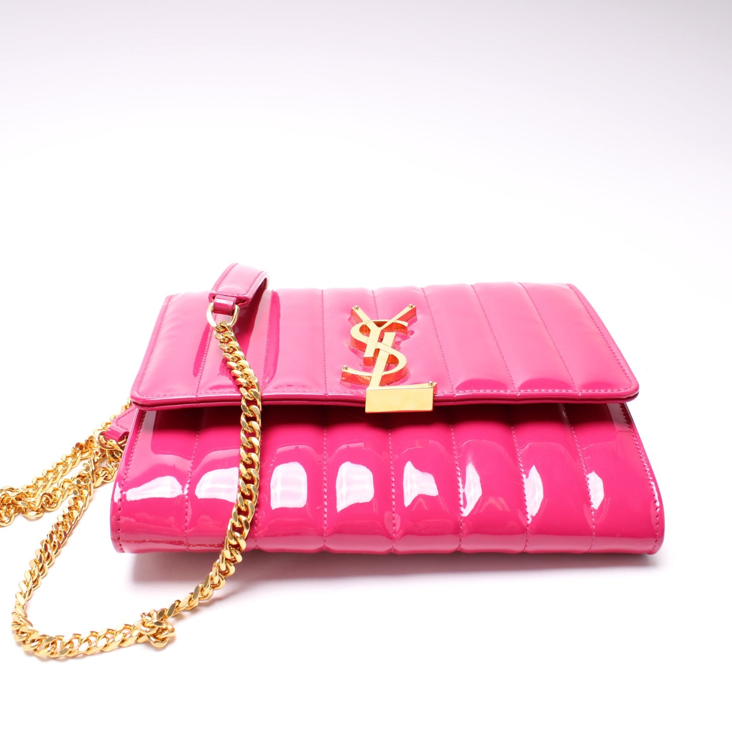 Saint Laurent 452125 Vicky Patent Crossbody Bag