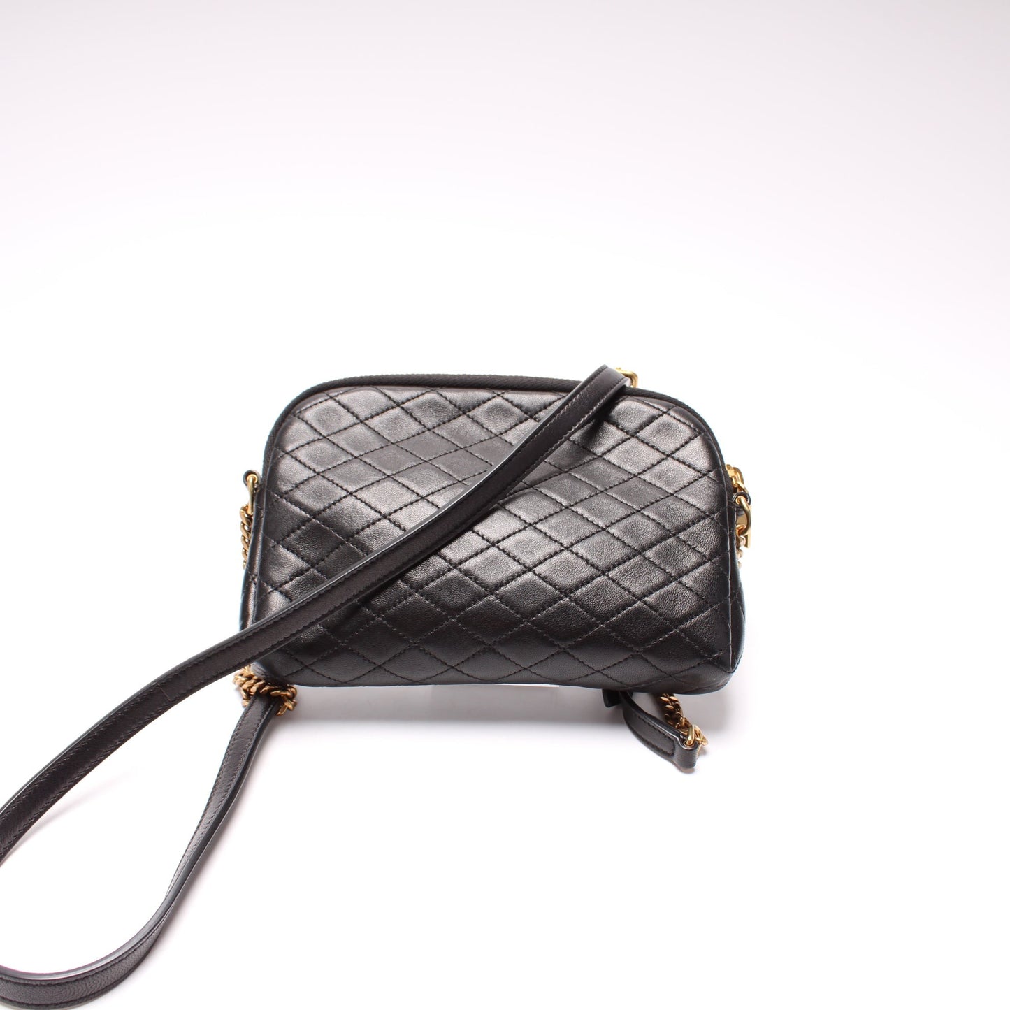 Saint Laurent 733667 Gaby Zip Pouch Quilted Lambskin Bag