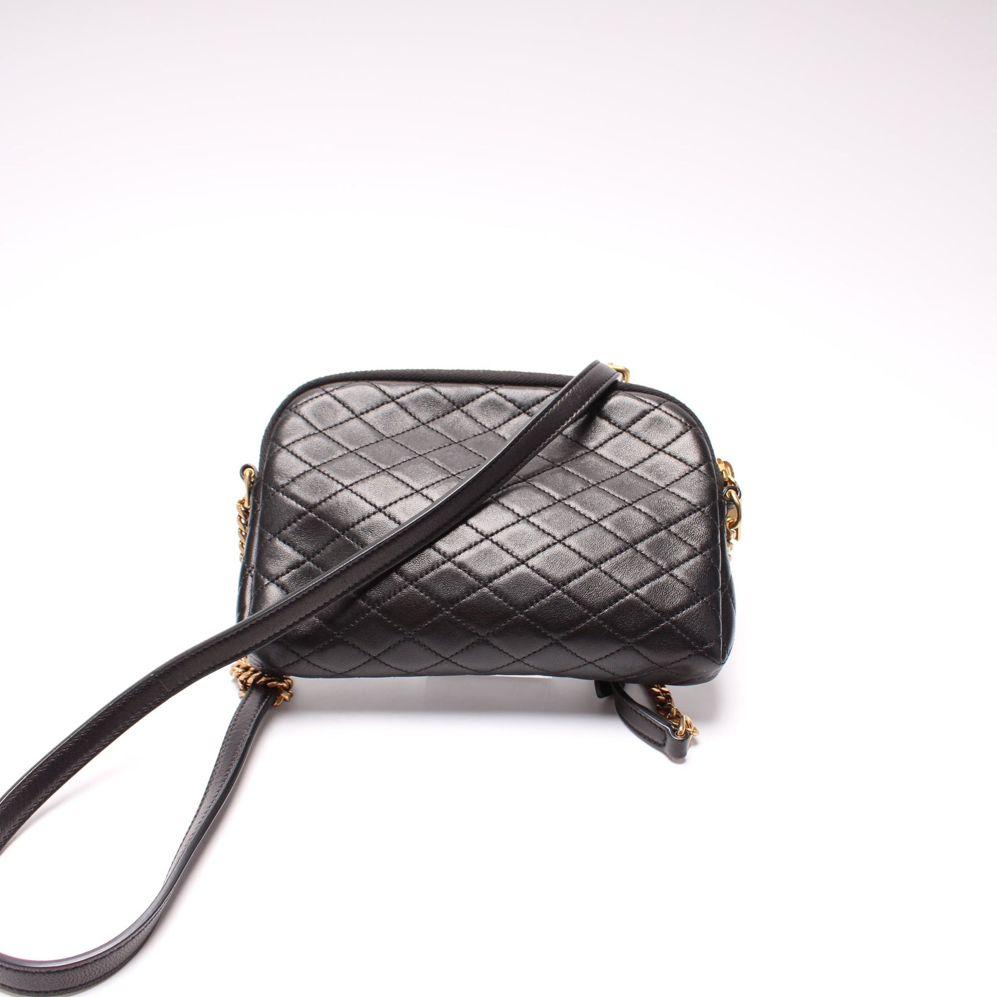 Saint Laurent 733667 Gaby Zip Pouch Quilted Lambskin Bag