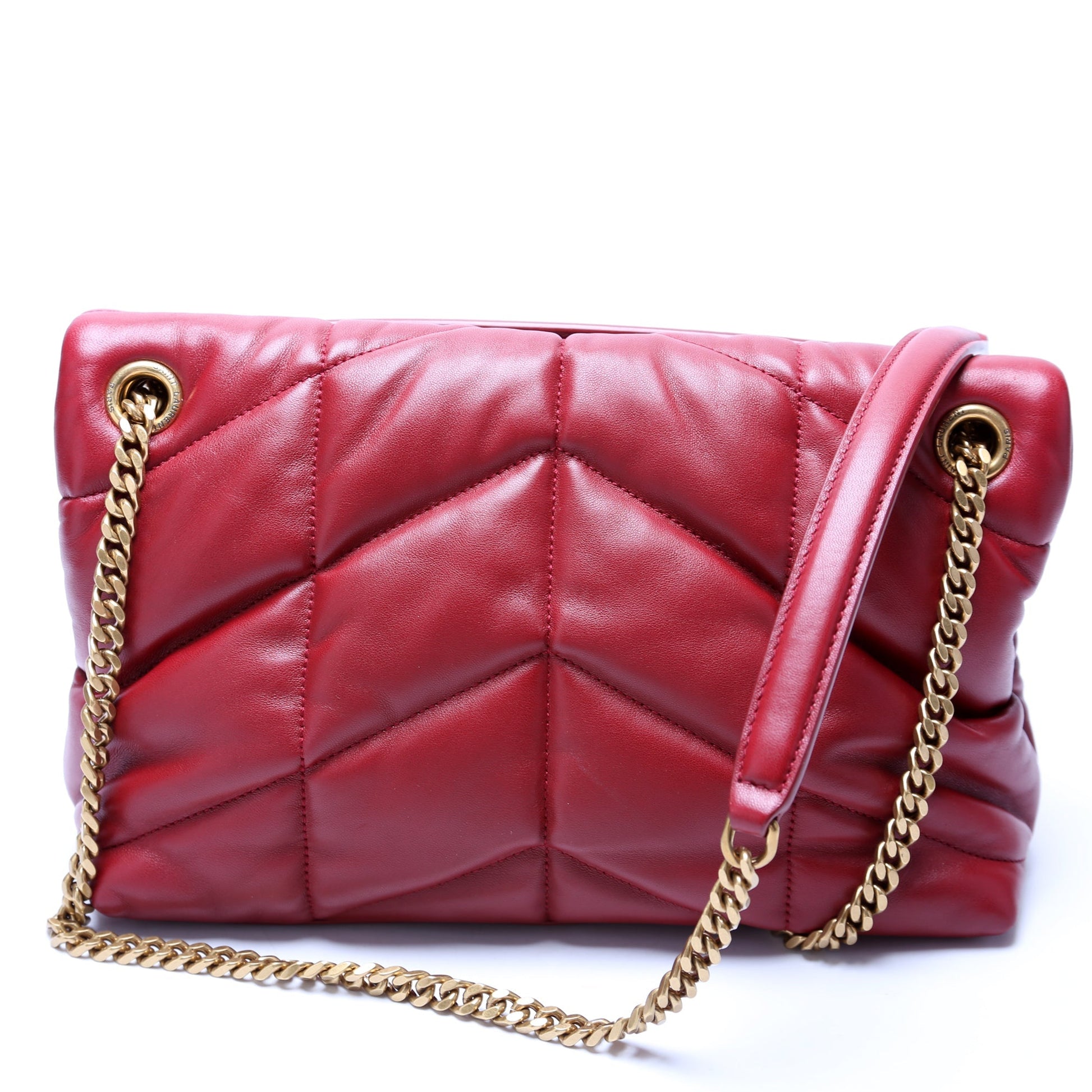 Saint Laurent Puffer Quilted Small Lambskin 577476 Bag