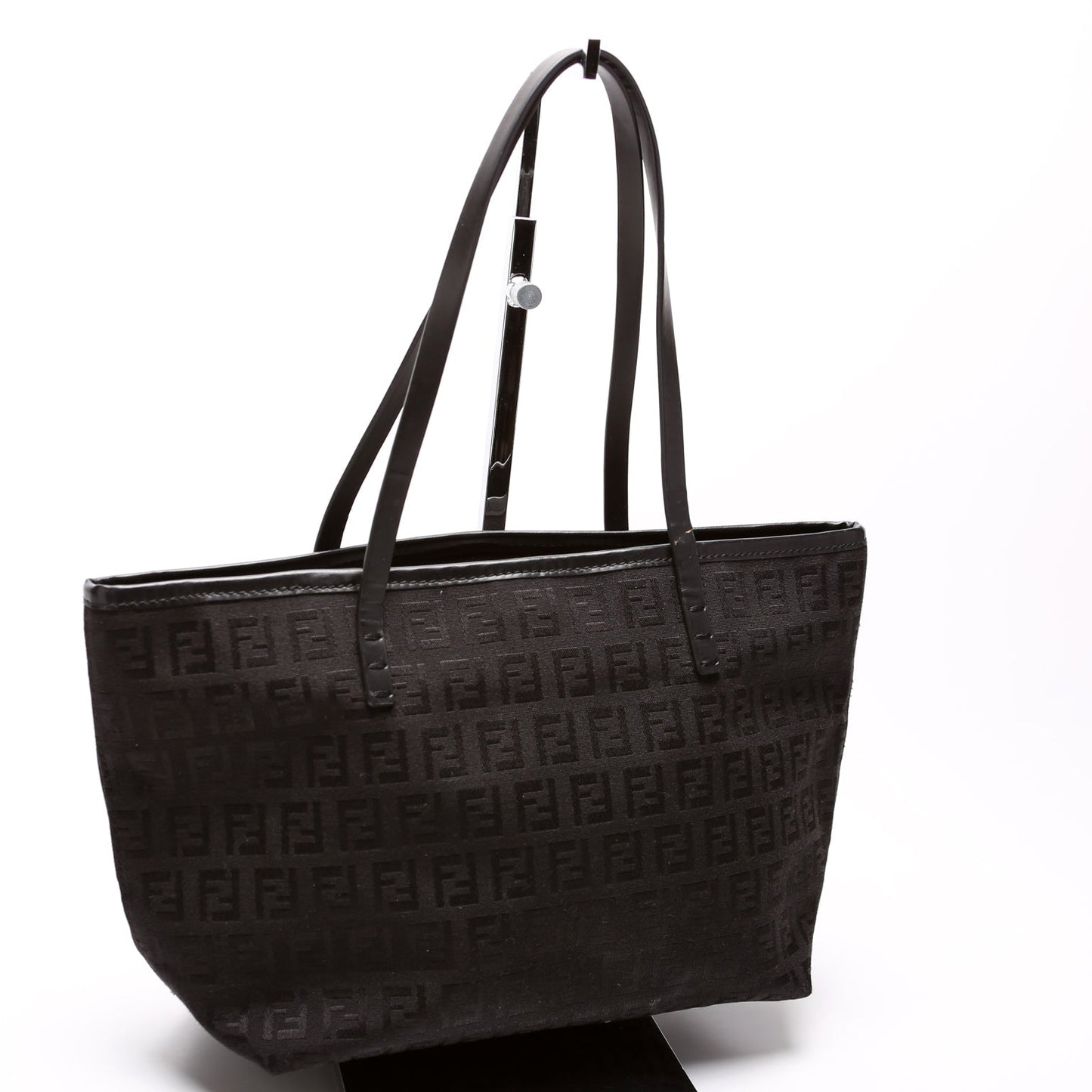Fendi Zucchino Small Roll Tote Bag