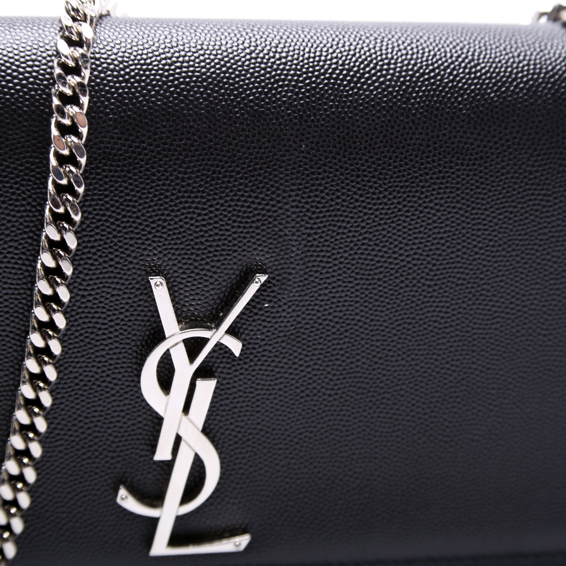 Saint Laurent Kate Satchel Grain Medium 364021 Bag