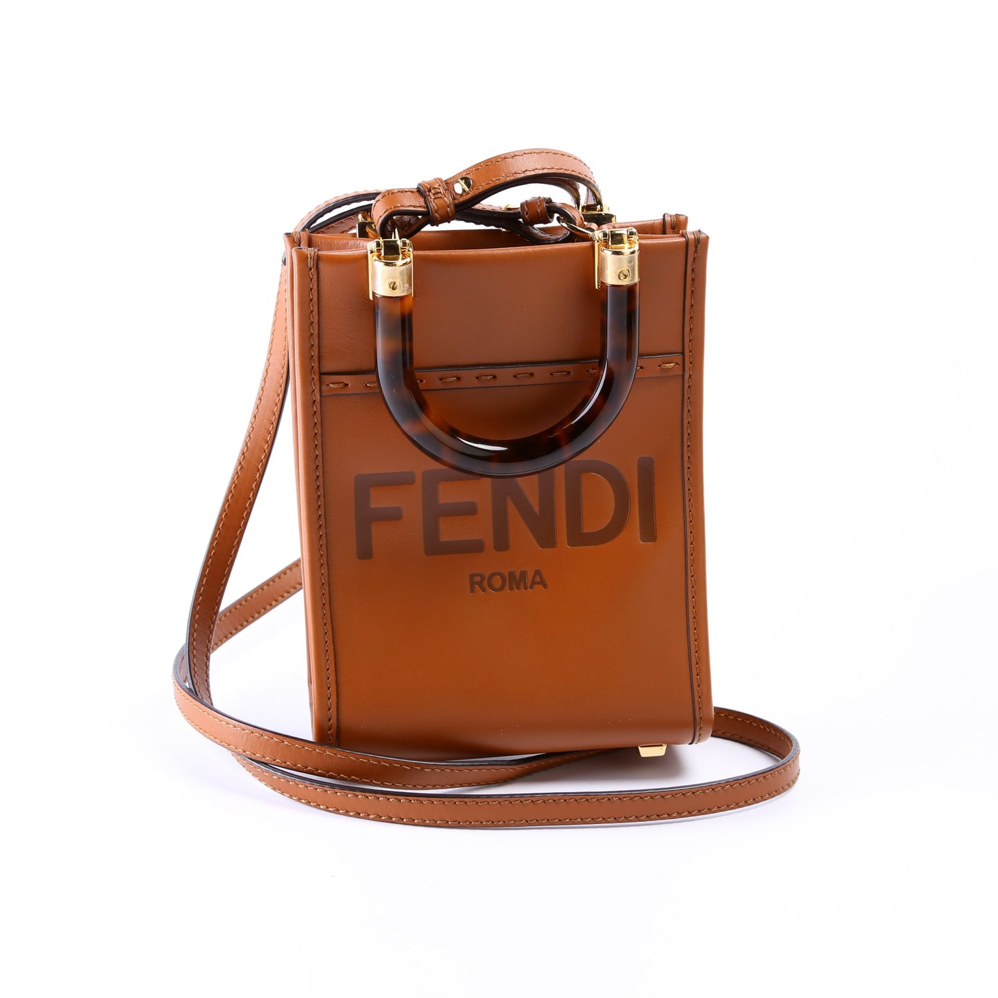 Fendi 8BS051 Mini Sunshine Shopper Bag