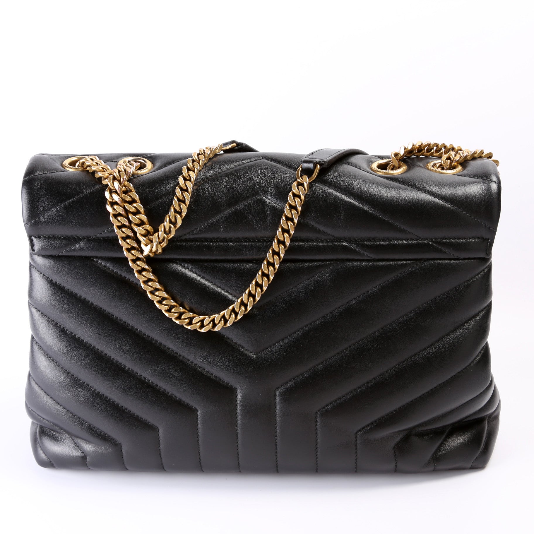 Saint Laurent Loulou Satchel Medium Quilted Bag