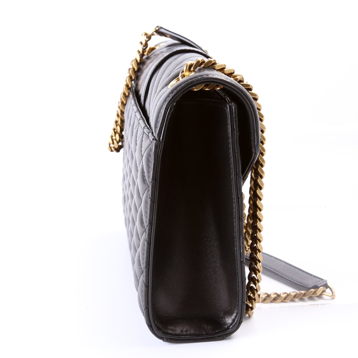 Saint Laurent Envelope Medium Lambskin Nappa Triquilt 600185 Bag