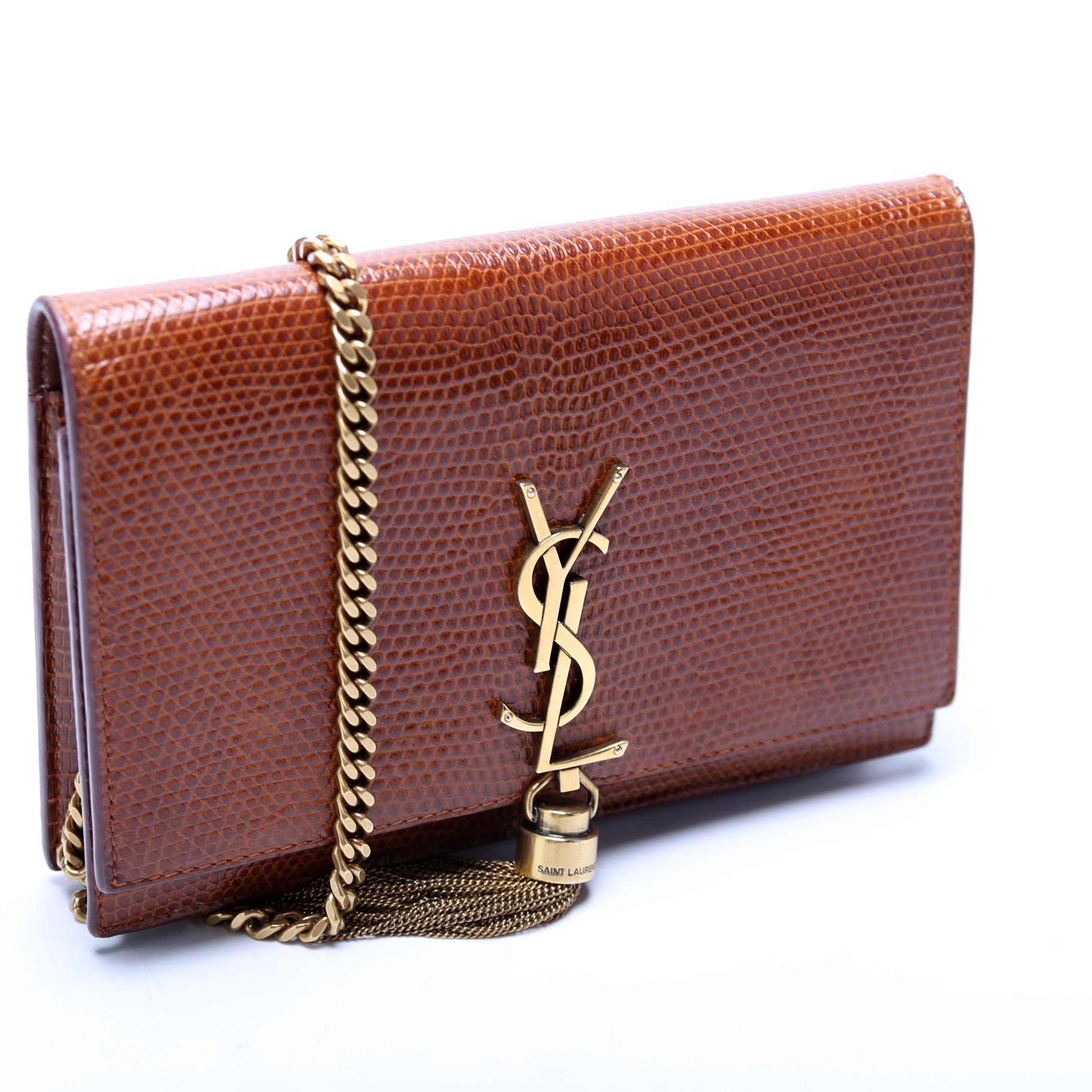 Saint Laurent Kate Tassel Chain Wallet Bag