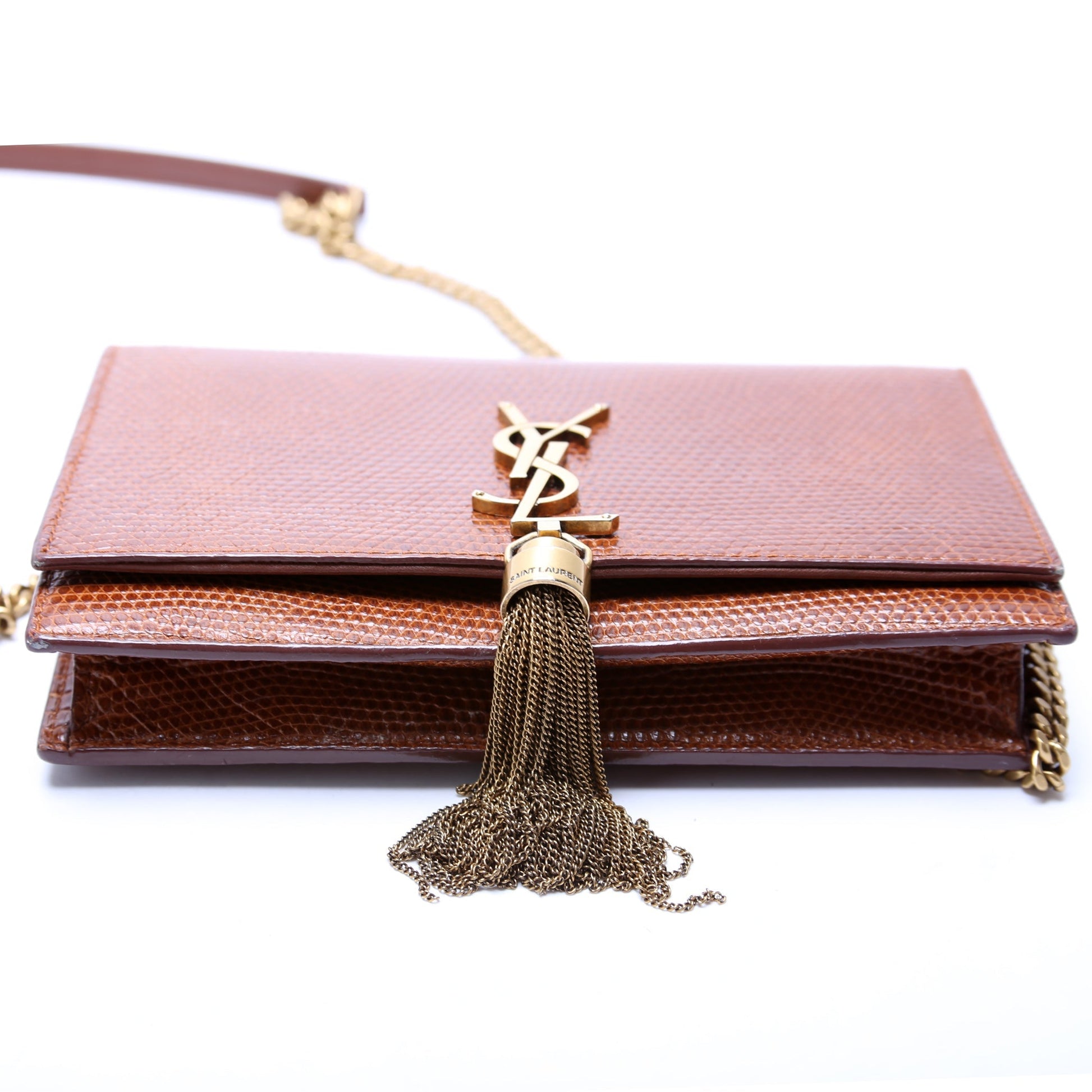 Saint Laurent Kate Tassel Chain Wallet Bag