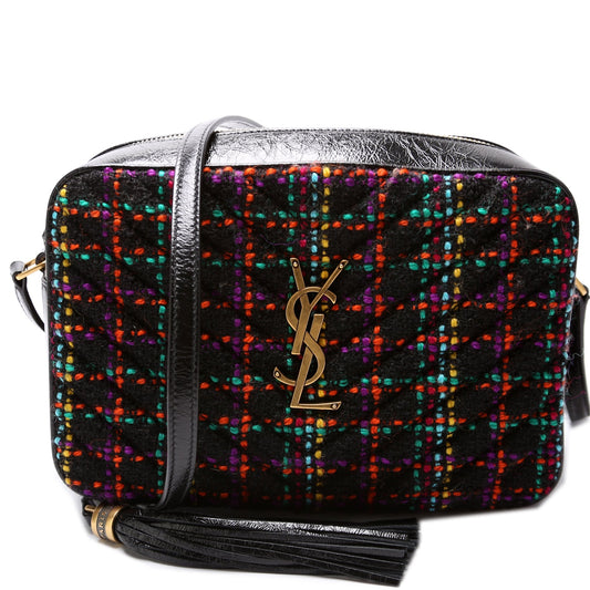 Saint Laurent Lou Camera Tweed 612544 Bag