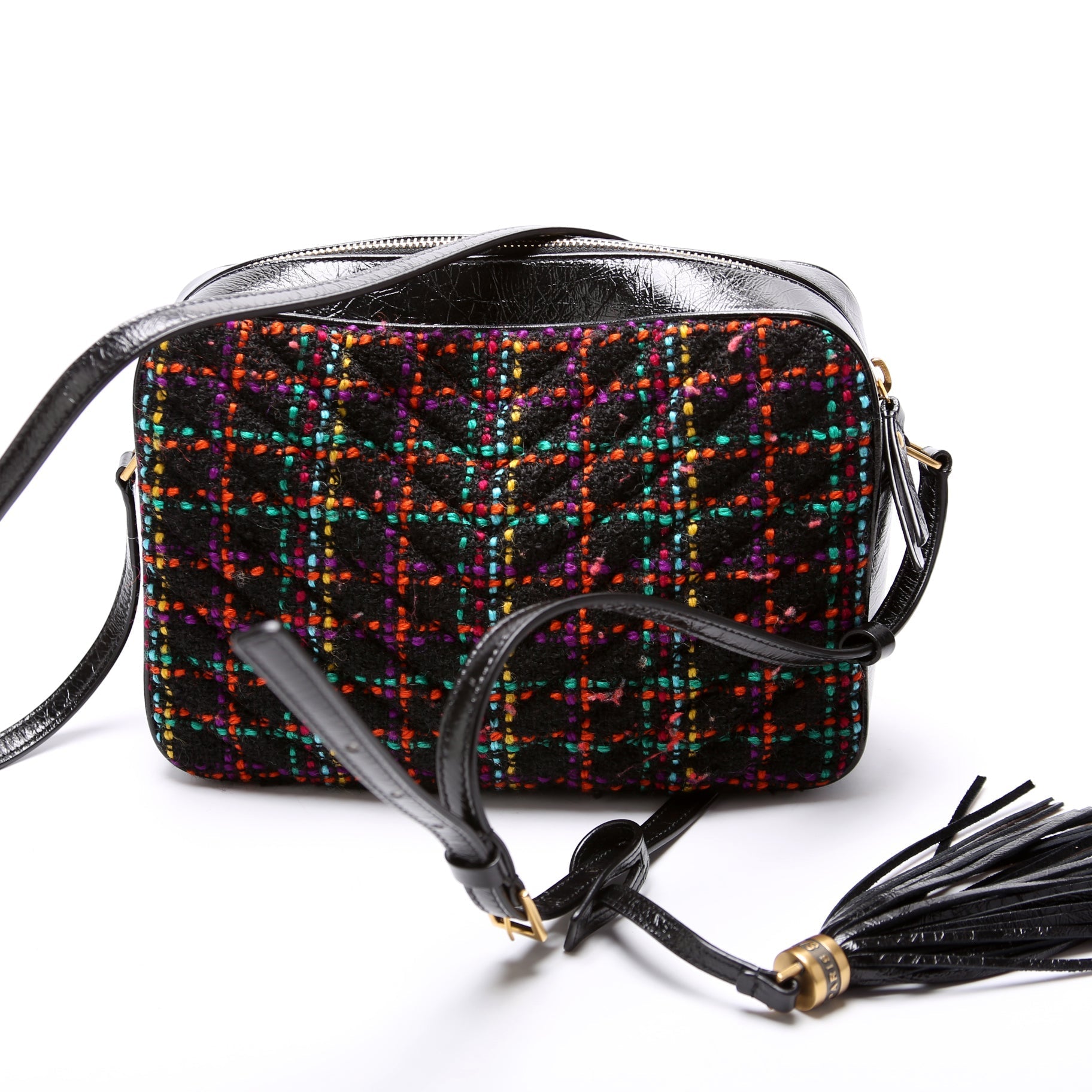 Saint Laurent Lou Camera Tweed 612544 Bag