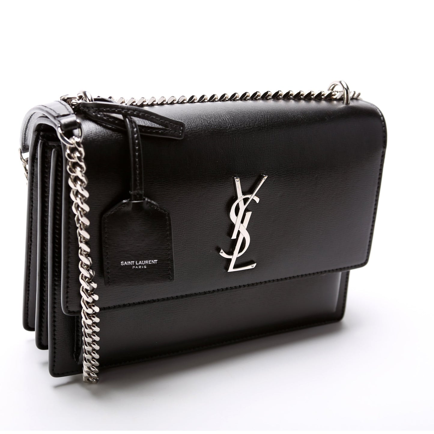 Saint Laurent Sunset Medium Smooth Leather Bag