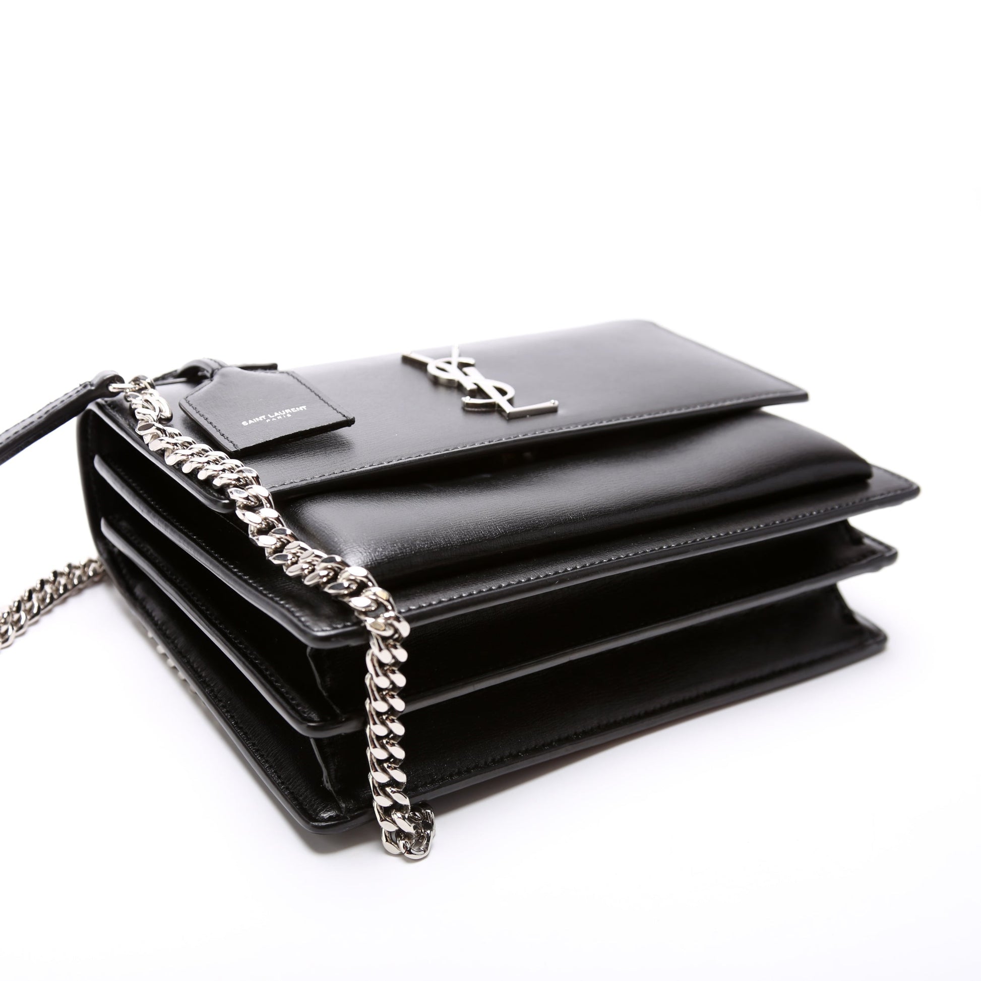 Saint Laurent Sunset Medium Smooth Leather Bag