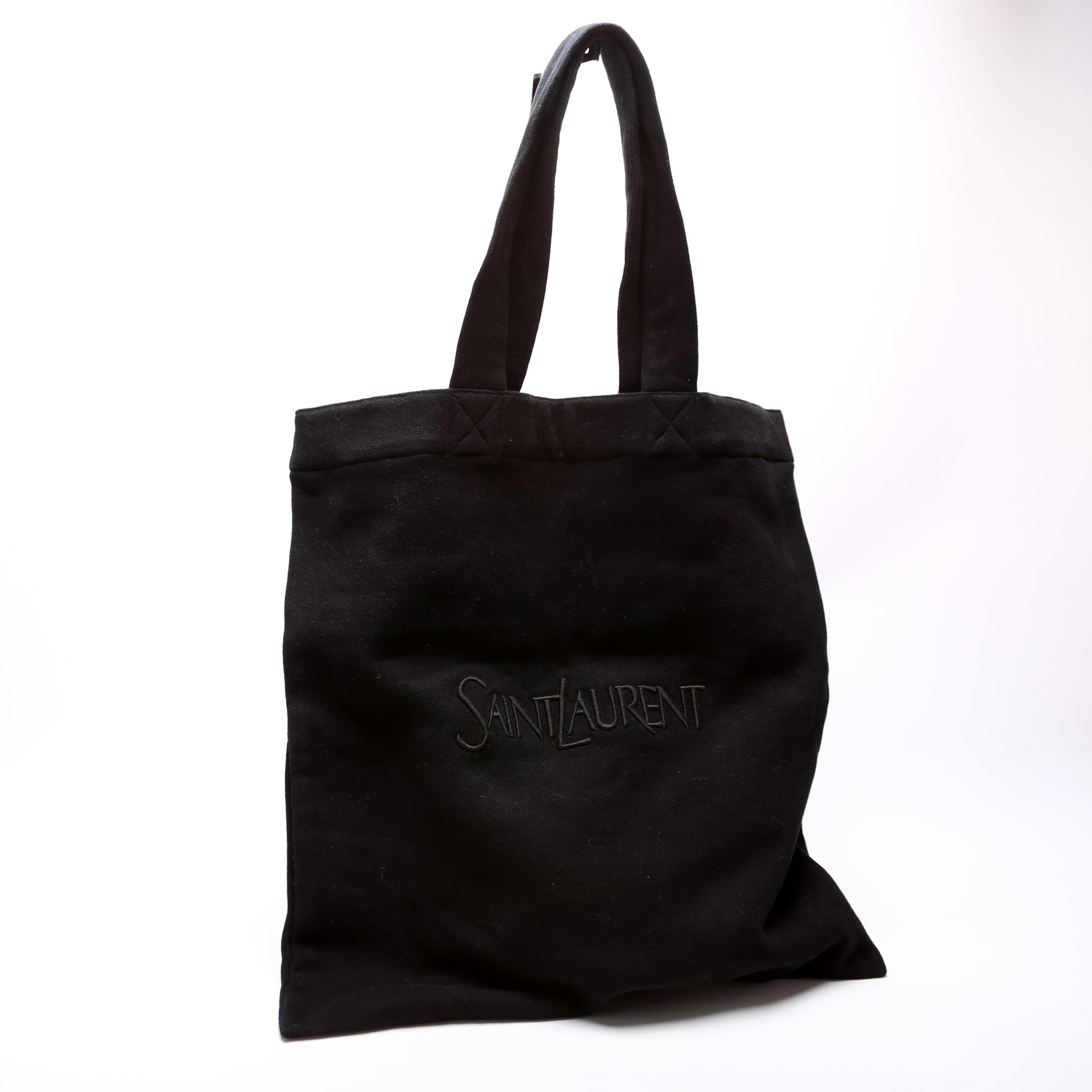 Saint Laurent Fleece Tote Bag
