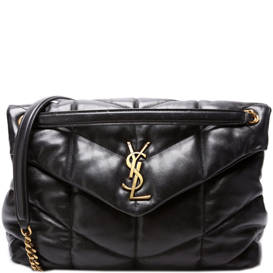 Saint Laurent Puffer Quilted Medium Lambskin 577475 Bag