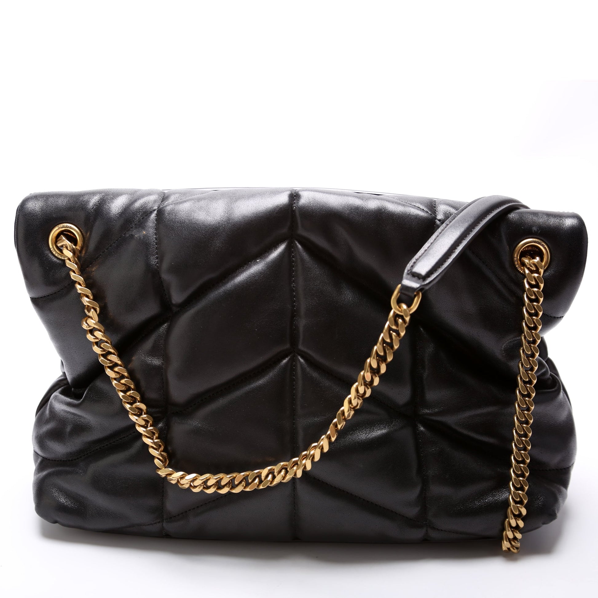 Saint Laurent Puffer Quilted Medium Lambskin 577475 Bag