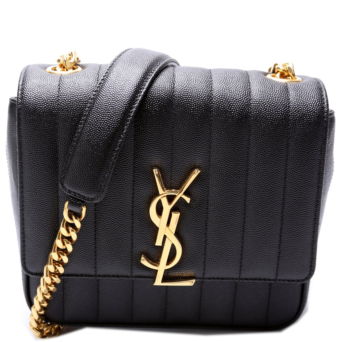 Saint Laurent Vicky Chain Medium Grain De Poudre 532612 Bag