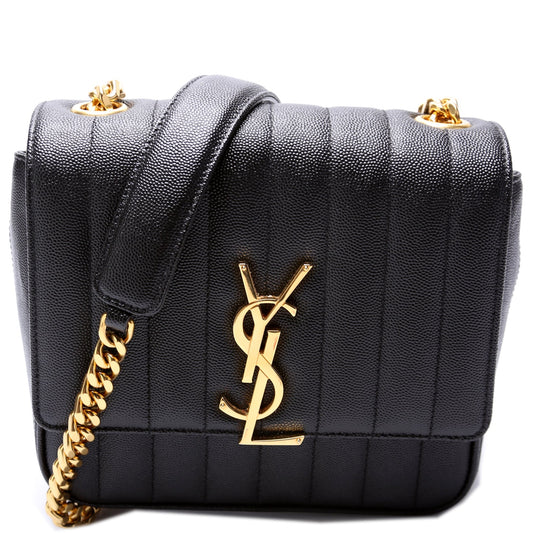 Saint Laurent Vicky Chain Medium Grain De Poudre 532612 Bag