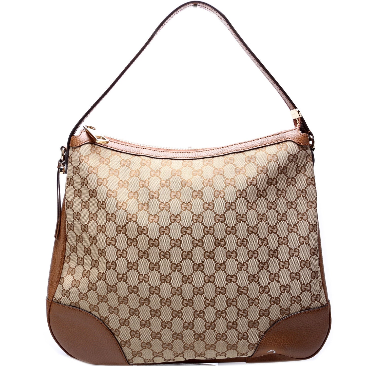 Gucci Leather Canvas Shoulder Bag