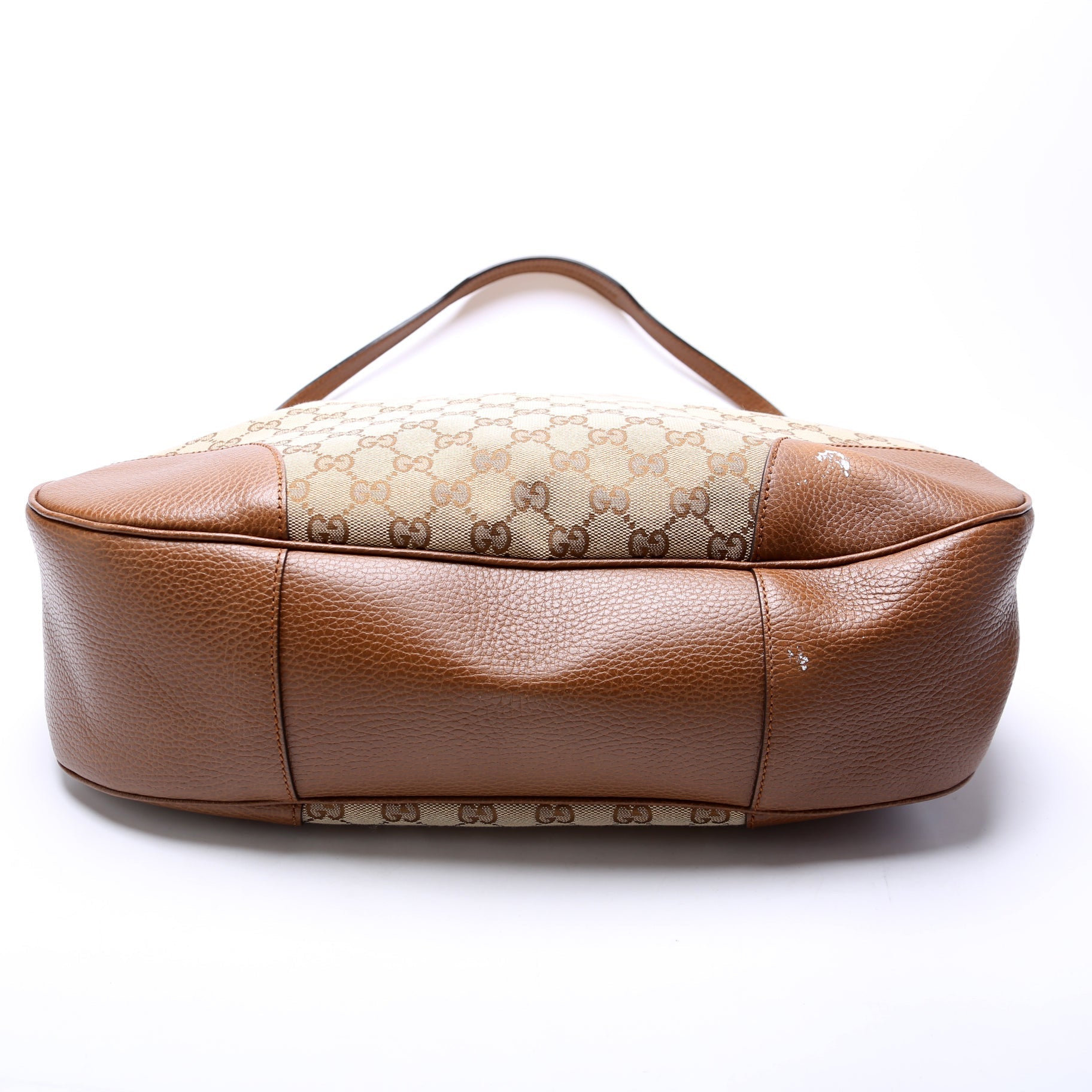 Gucci Leather Canvas Shoulder Bag