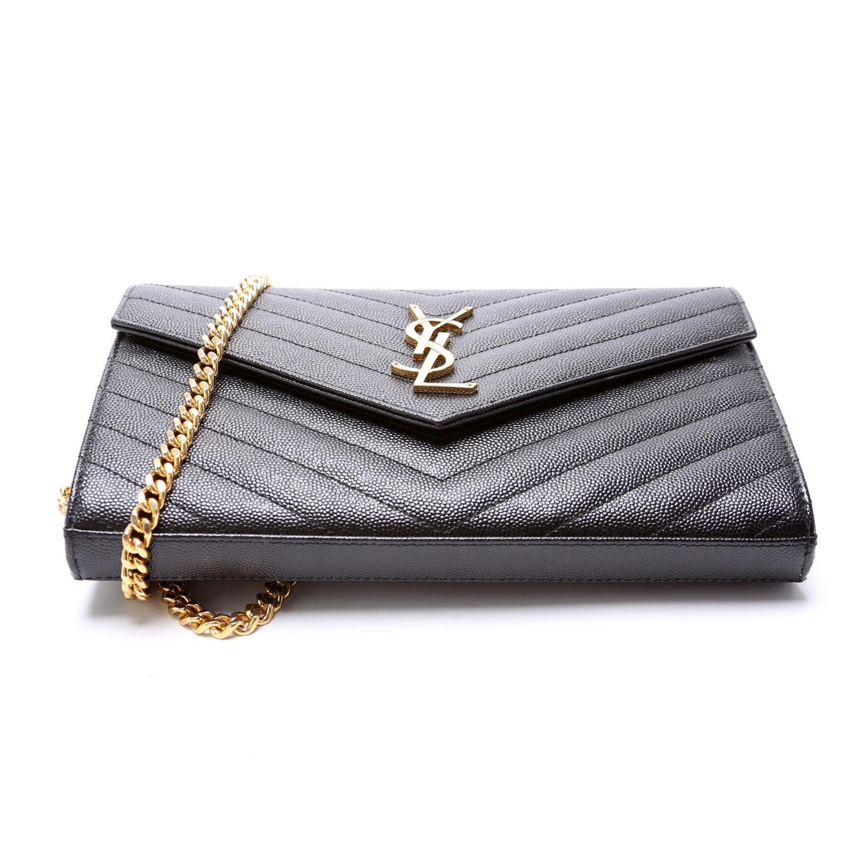 Saint Laurent Grain De Chain Wallet Bag