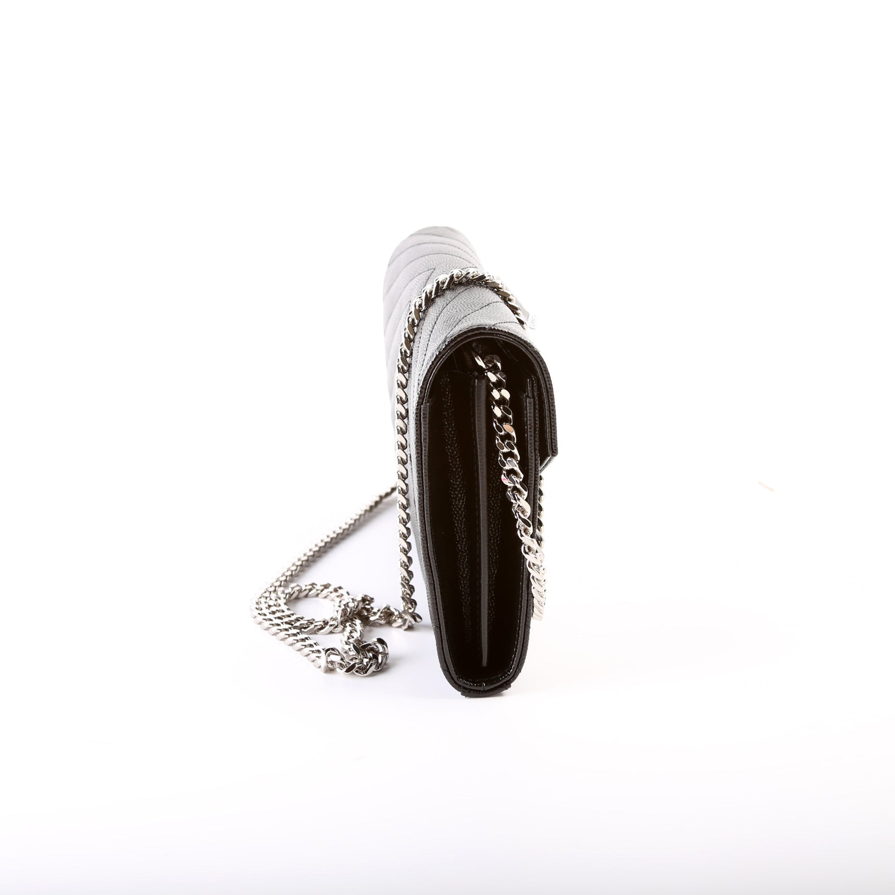 Saint Laurent Grain de Poudre Chain Wallet 377828 Bag