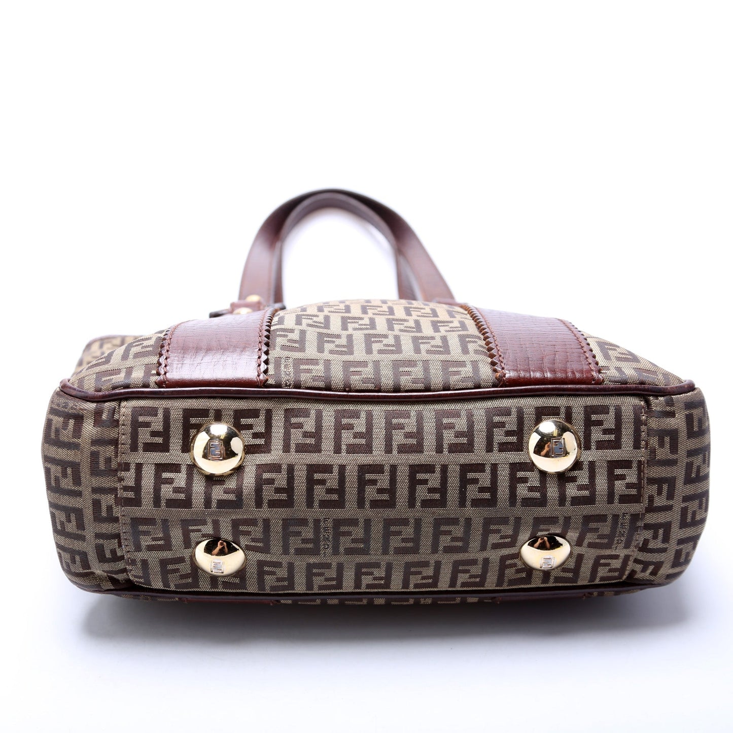 Fendi Zucca   Canvas Tote Bag