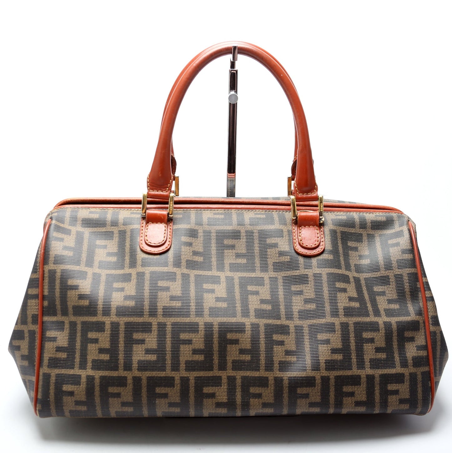 Fendi Zucca Canvas Boston   119-04499 Bag