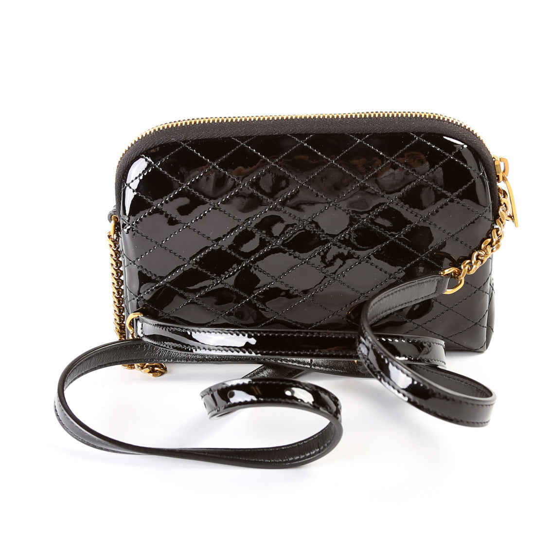 Saint Laurent Gabby Zip Chain Pouch Bag