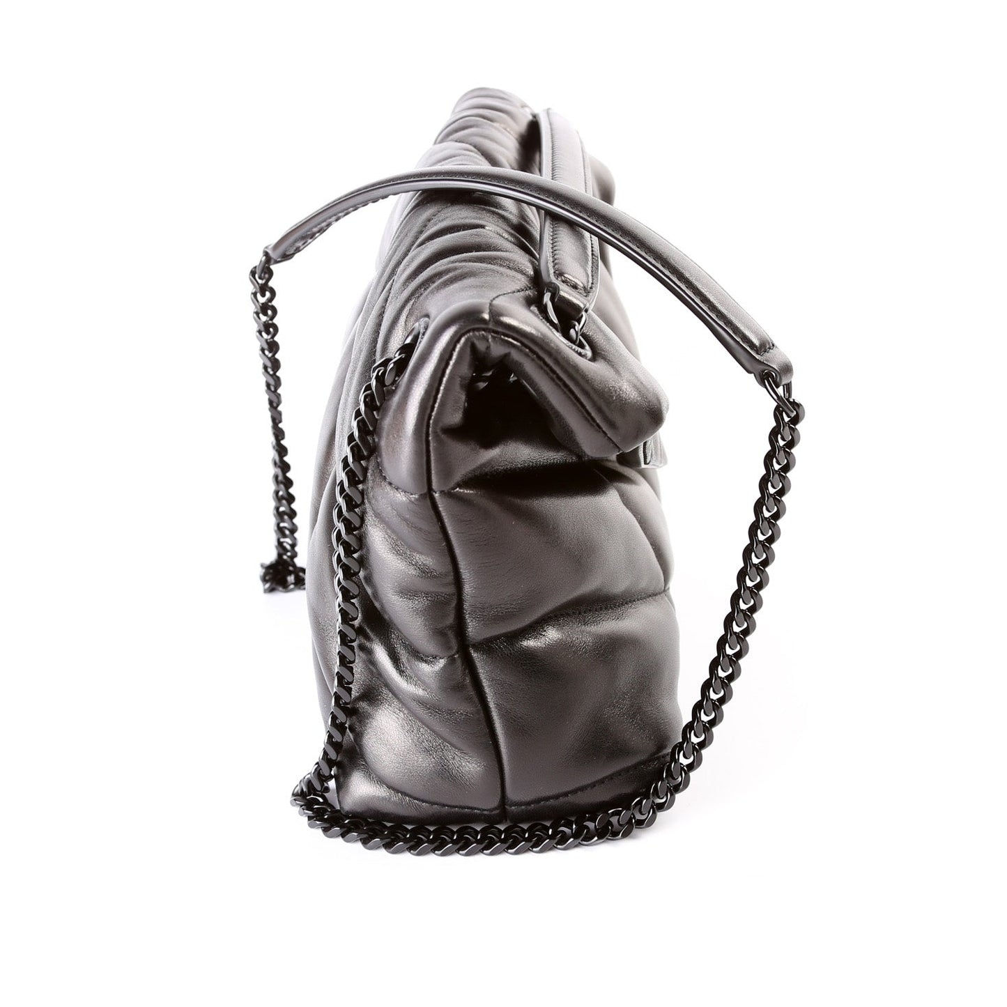 Saint Laurent Puffer Quilted Small Lambskin Bag