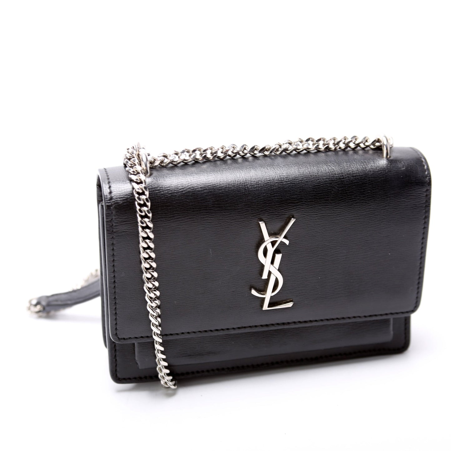 Saint Laurent Sunset Chain Wallet Bag