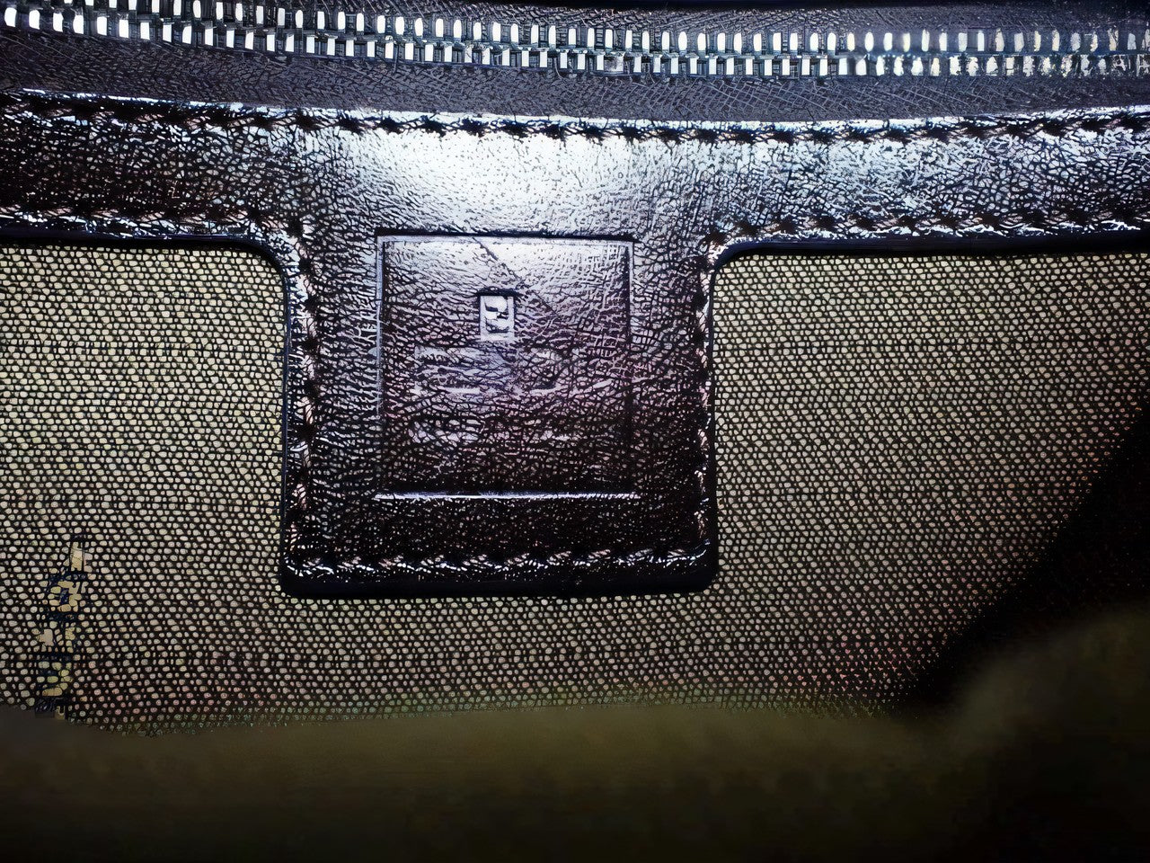 Fendi Baguette Classic Zucca Print Fendi Monogram